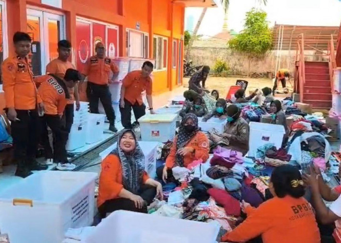 BPBD Bandar Lampung Sortir Bantuan untuk Korban Bencana Sumatera dari 20 Kecamatan