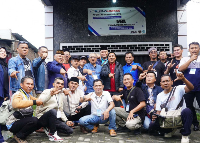 Kontingen JMSI Lampung Berangkat Hadiri HPN dan HUT Ke-6 JMSI di Banten 