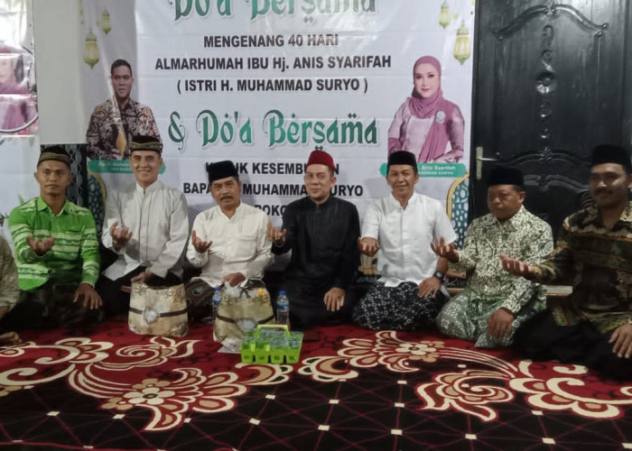 Warga Doakan Kesembuhan Bos HS Sekaligus Takziah 40 Hari Wafatnya Hj. Anis Syarifah