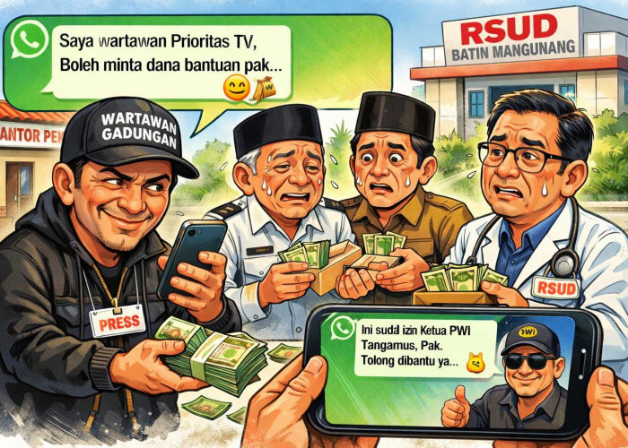 Oknum Catut Nama Media dan Ketua PWI Tanggamus, Minta Uang ke Kakon dan Direktur RSUD