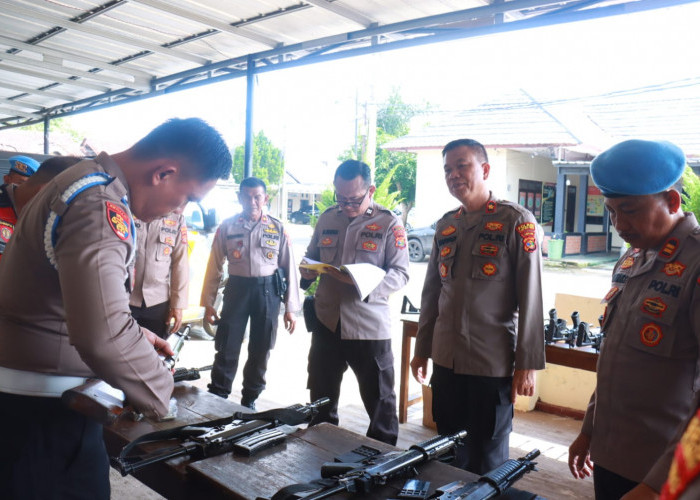 Senpi Anggota Polres Lamtim Diperiksa 