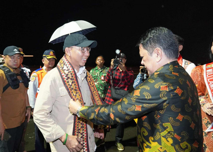 Kembali ke Lampung Usai Kegiatan Retreat di Akmil Magelang, Rahmat Mirzani Djausal Disambut Hangat