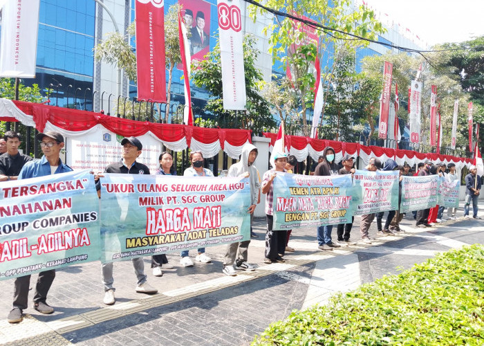 Dari Kementerian hingga Istana, Rakyat Lampung Gempur Jakarta: Copot Nusron Wahid! Ukur Ulang PT SGC!