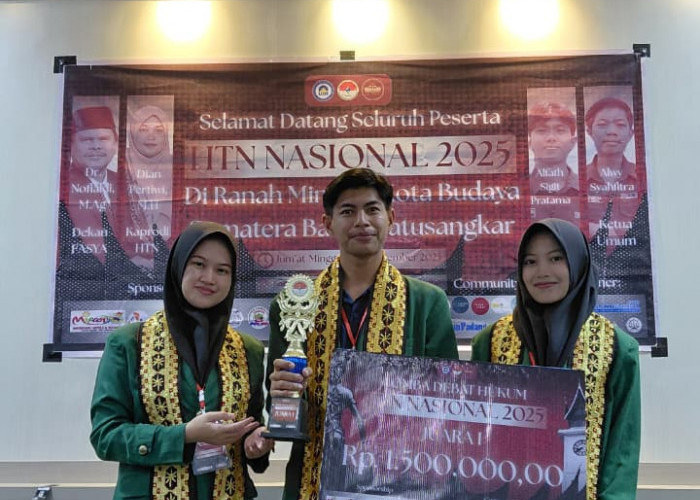 Mahasiswa Fakultas Syariah UIN Raden Intan Lampung Raih Juara 1 Debat Hukum Nasional