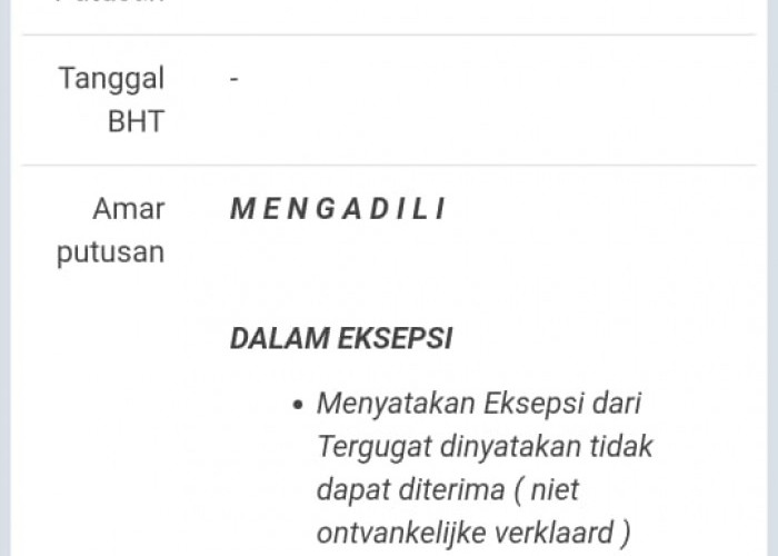 Seluruh Eksepsi PWO Ditolak PN Medan, Kuasa Hukum: Berita Soal Klien Kami Kalah Bentuk Pembodohan Publik