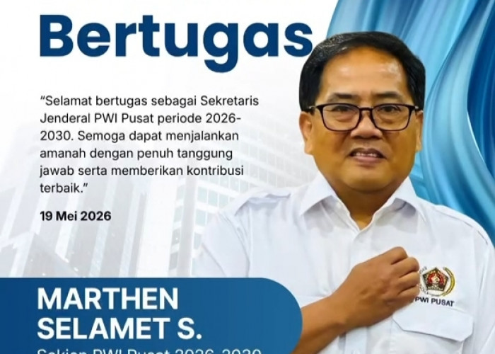 PWI Pusat Rombak Kepengurusan, Marthen Selamet Susanto Resmi Jabat Sekjen