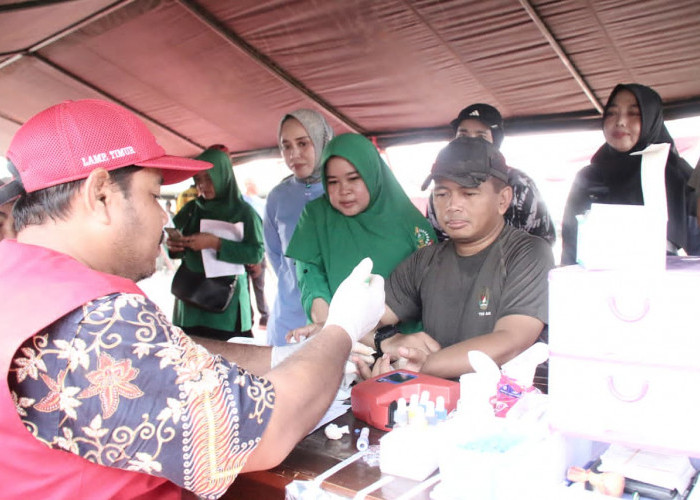 Kodim 0429/Lamtim Gelar Baktikes dan CFD Dalam Rangka HUT 81 TNI