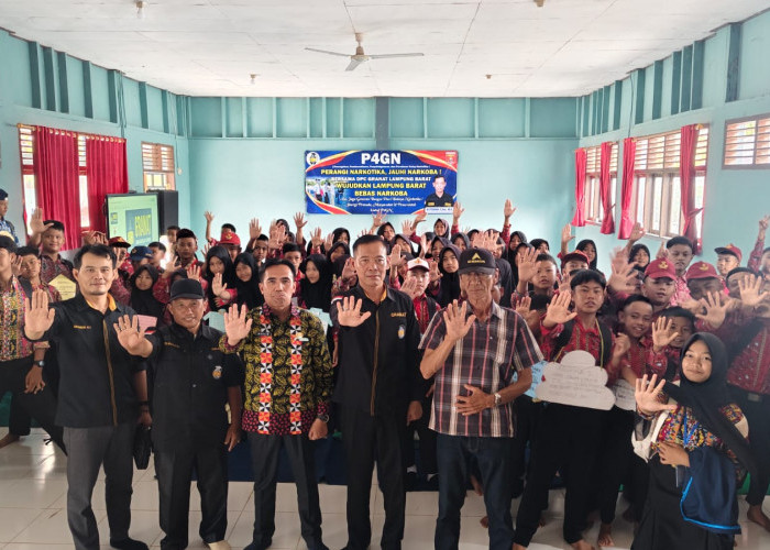 Cegah Bahaya Narkoba di Kalangan Pelajar, DPC GRANAT Lampung Barat Gelar Penyuluhan P4GN