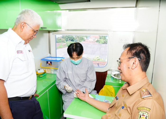 Rail Clinic Hadir di Sukamenanti, KAI Divre IV Tanjungkarang Berikan Layanan Kesehatan Gratis bagi Masyarakat
