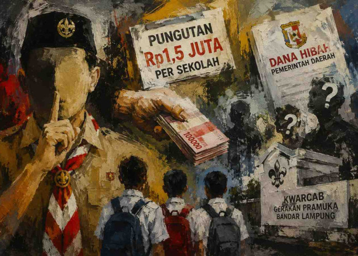 Dugaan Pungutan Rp1,5 Juta, Ketua Kwarcab Pramuka Bandarlampung Bungkam
