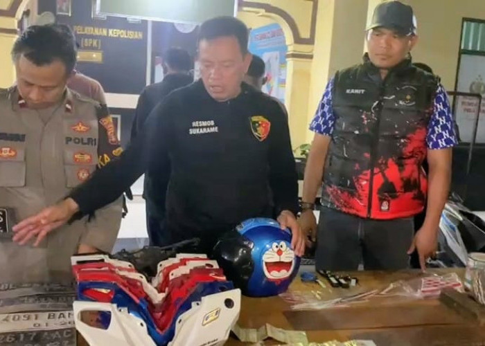 Helm Doraemon Bongkar Sindikat Pemalsuan Motor, Polisi Imbau Warga Agar Waspada