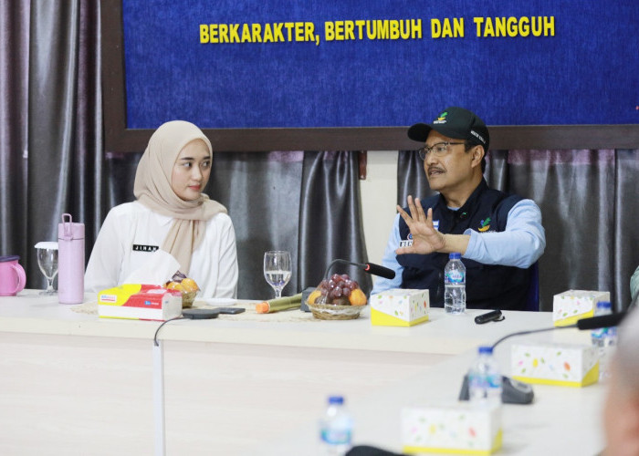 Wagub Lampung Jihan Nurlela Dampingi Mensos RI , Saifullah Yusuf Tinjau Lokasi Sekolah Rakyat
