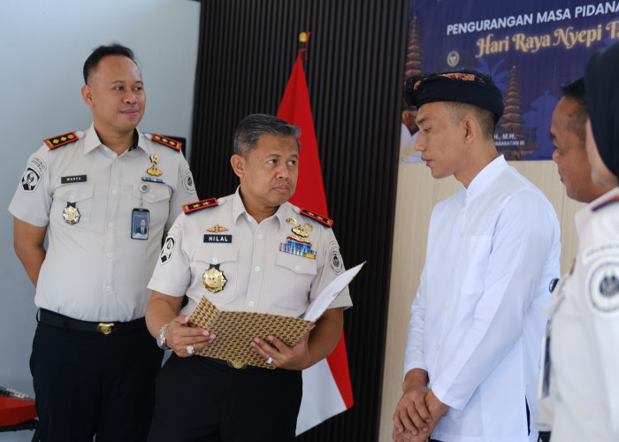 Lapas Narkotika Bandar Lampung Berikan Remisi Khusus Nyepi 2026 kepada Satu WBP