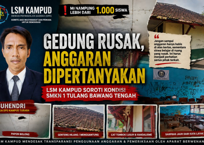 Gedung Rusak, Anggaran SMKN 1 TBT Dipertanyakan