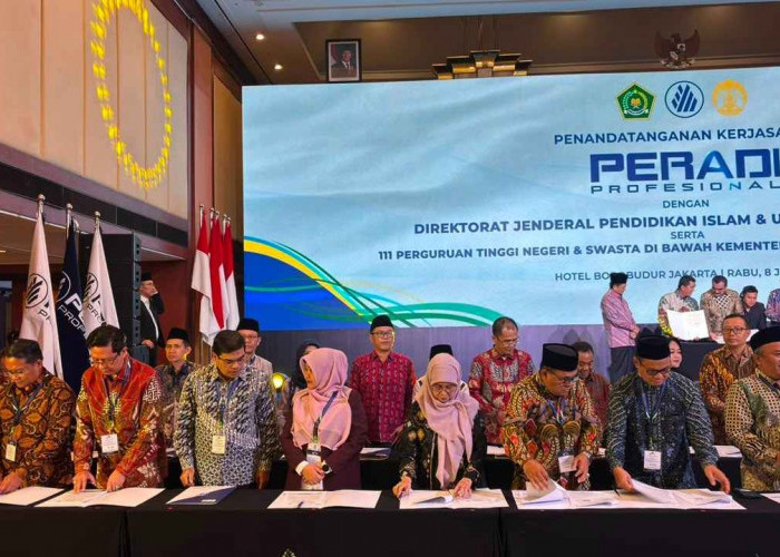 UIN RIL Teken Kerja Sama dengan PERADI Profesional, Perkuat Jalur Profesi Lulusan Fakultas Syariah PTKI