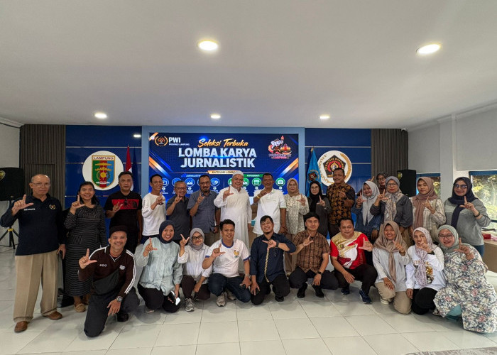 Tuan Rumah Porwanas XV, PWI Lampung Bidik 7 Emas dari Lomba Karya Jurnalistik