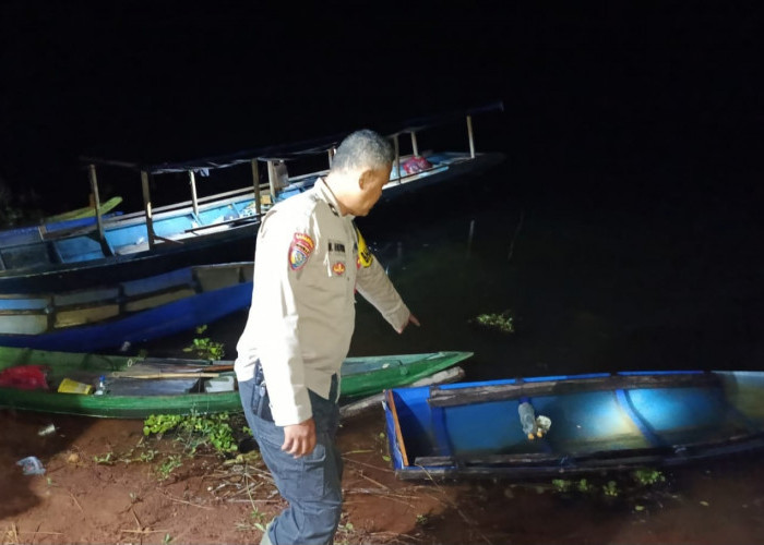 Perahu Terbalik di Waduk Batu Tegi, Petani Asal Air Naningan Tenggelam