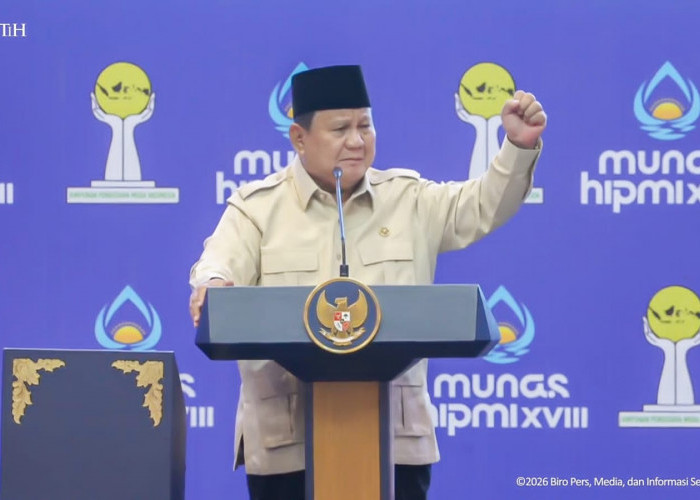 Presiden Prabowo Buka Munas HIPMI XVIII di Lampung