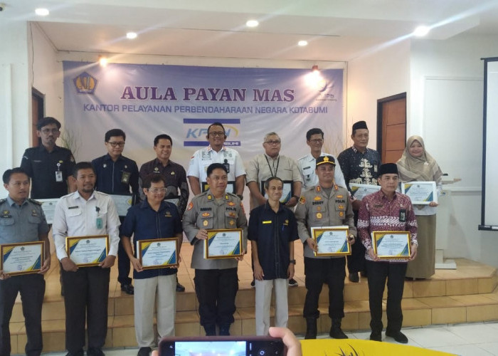 Polres Lampura Terima Penghargaan dari Kementerian Keuangan