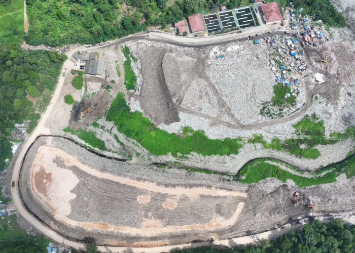 Ini Wajah Baru TPA Bakung Usai Gunakan Metode Controlled Landfill