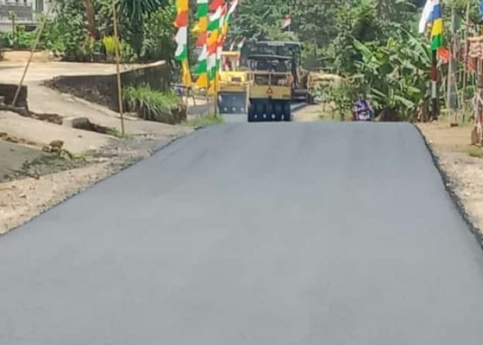 Pembangunan Ruas Talang Padang-Simpang Trimulyo Lambar Terus Dikebut