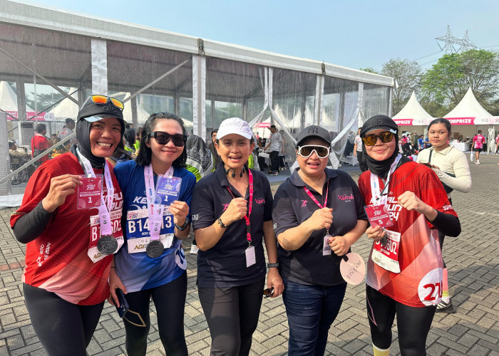 Iptu Lisma: Perempuan Tangguh Polres Metro Lampung Peraih Juara 1 Half Marathon Kemala Run 2024 