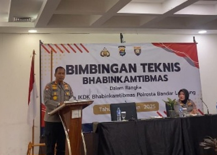 DitBinmas Polda Lampung Gelar Bimtek Bhabinkamtibmas, Pastikan Indeks Keamanan Desa Dan Kelurahan