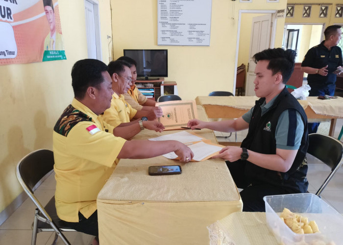 Adhitia Pratama Putra dari Wabup Lamtim Azwar Hadi Daftar Bacalon Ketua DPD II Golkar Lamtim