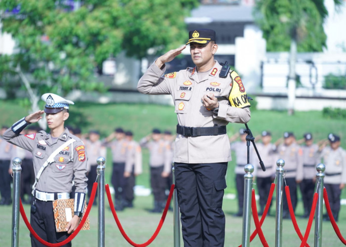 Kapolres Lampung Utara Pimpin Upacara Hari Kesadaran Nasional