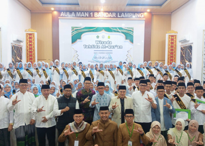 172 Siswa MAN 1 Bandar Lampung Wisuda Tahfidz, Siap Jadi Generasi Unggul