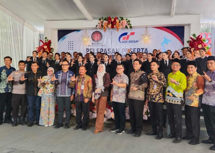 Pemkab Lamtim dan Disnaker Lampung Hadiri Pelepasan Peserta Magang ke Jepang di LPK KHASHA