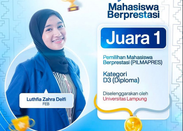 Luthfia Unggul di Pilmapres Unila, Bidik Prestasi Tingkat Wilayah