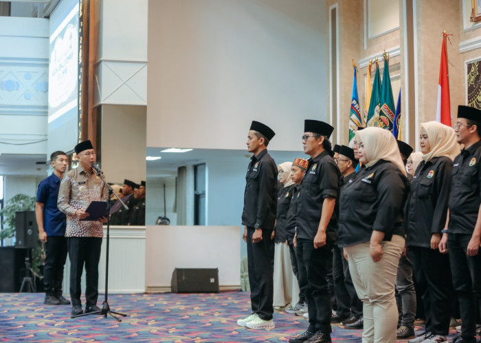 Gubernur Lampung Rahmat Mirzani Djausal Kukuhkan Pengurus IJP Lampung 