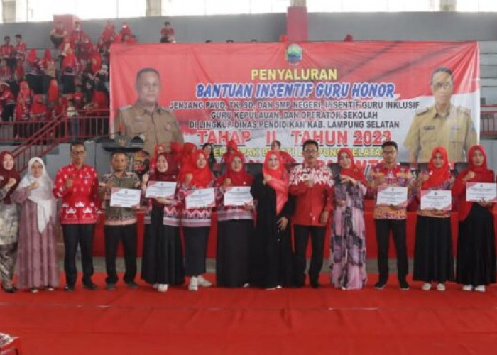 Alhamdulillah, 4986 Guru di Lampung Selattan Terima Insentif