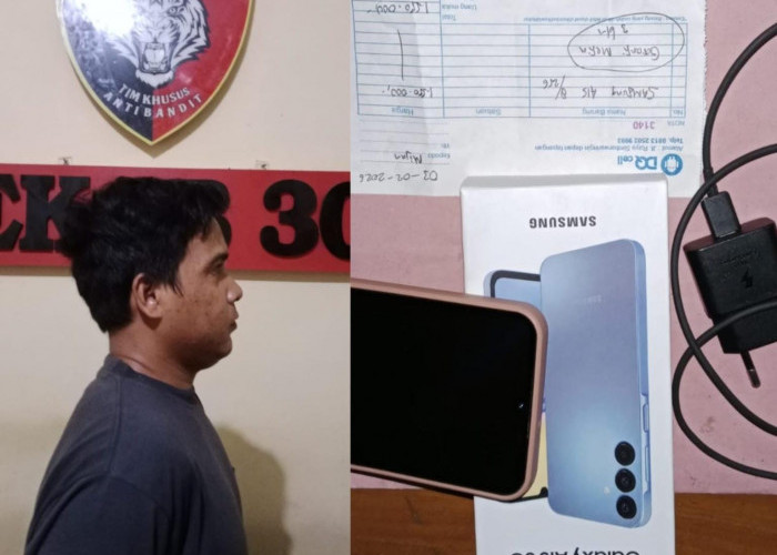 Curi Smartphone Tertinggal di Parkiran Motor Fotokopi, Pria 43 Tahun Ditangkap Polisi