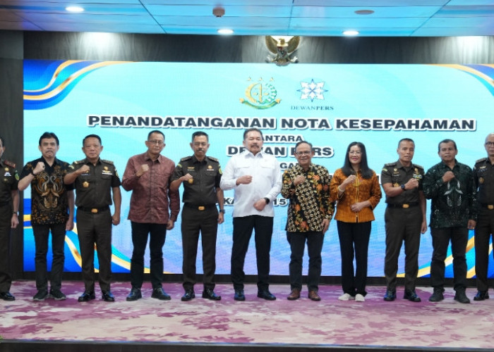 Kejagung RI dan Dewan Pers Teken MoU. Komitmen Penegakan Hukum dan Kemerdekaan Pers