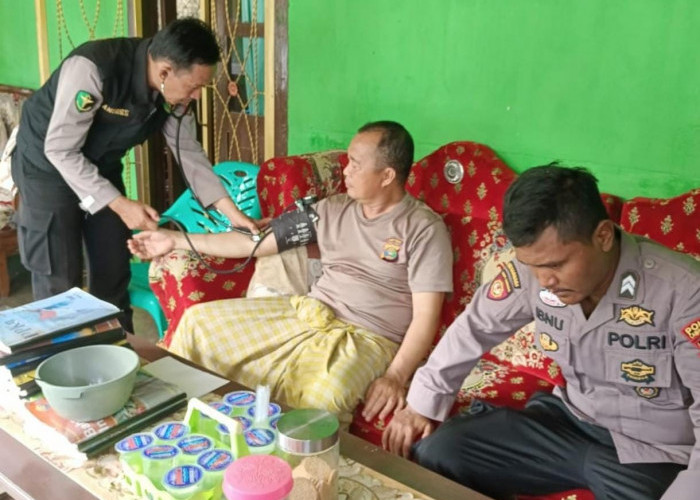 Peduli Kesehatan Personel, Polres Lampung Utara Gelar Home Visit