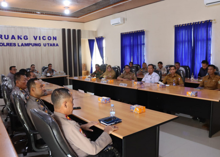 Antisipasi El Nino, Polres Lampura Gelar Rakor Bersama Instansi Terkait