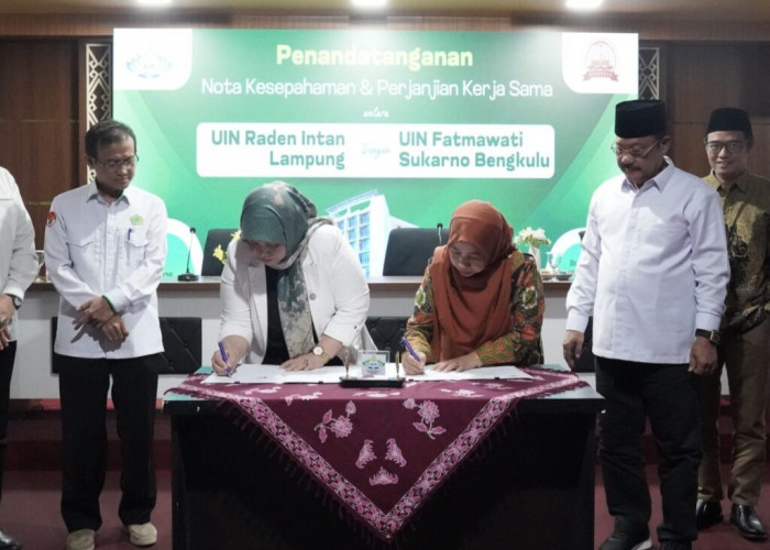 UIN Raden Intan Lampung dan UIN Bengkulu Perkuat Kerja Sama Akademik