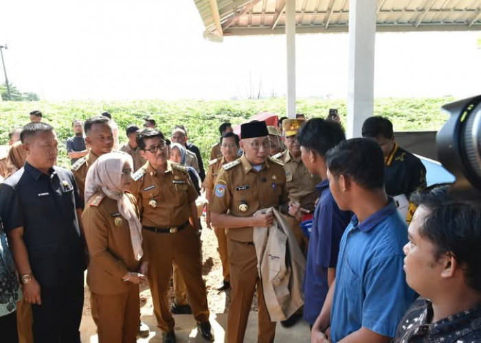 Kunker ke Lampura, Gubernur Lampung Launching Program Desaku Maju di Desa Wonomarto