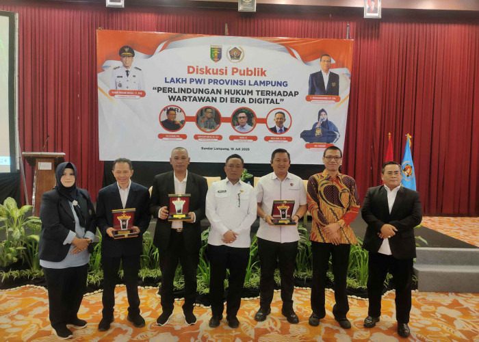 LAKH PWI Lampung Gelar Diskusi Publik Bahas Perlindungan Hukum Wartawan di Era Digital