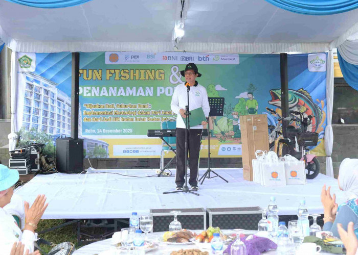 Implementasi Ekoteologi, UIN RIL Gandeng REI Lakukan Penanaman Pohon