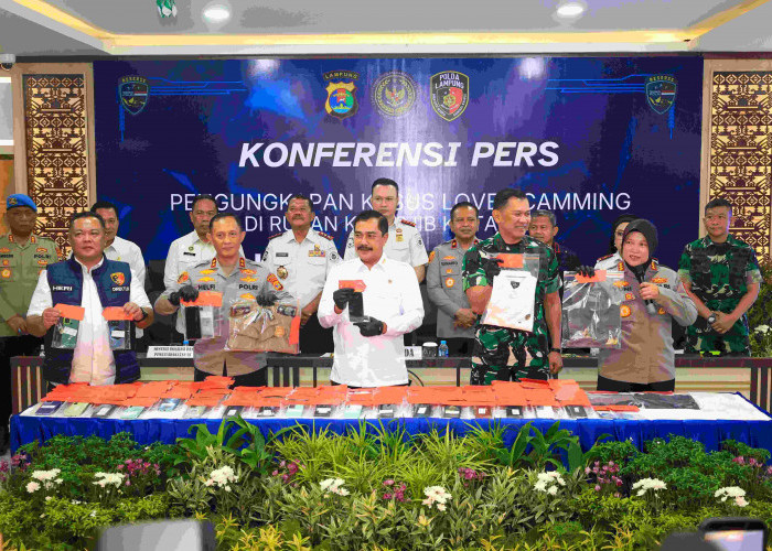 Polda Lampung Bongkar Sindikat Love Scamming di Rutan Kotabumi, 137 Napi Jadi Tersangka Kerugian Capai Rp1,4 M