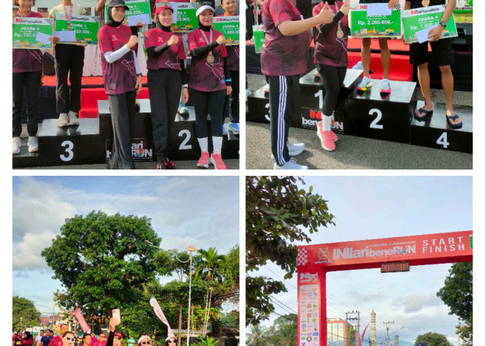 Pengwil Lampung INI Sukses Gelar Event Lari Bertajuk INI LARI BENERUN 5K 