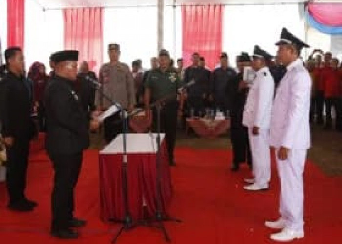 Dua Kades Dilantik di Banjarsari Oleh Bupati Nanang