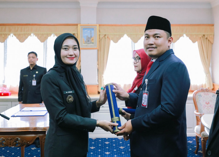 Perkuat Birokrasi, Wagub Lampung Lantik 4 Pejabat Baru