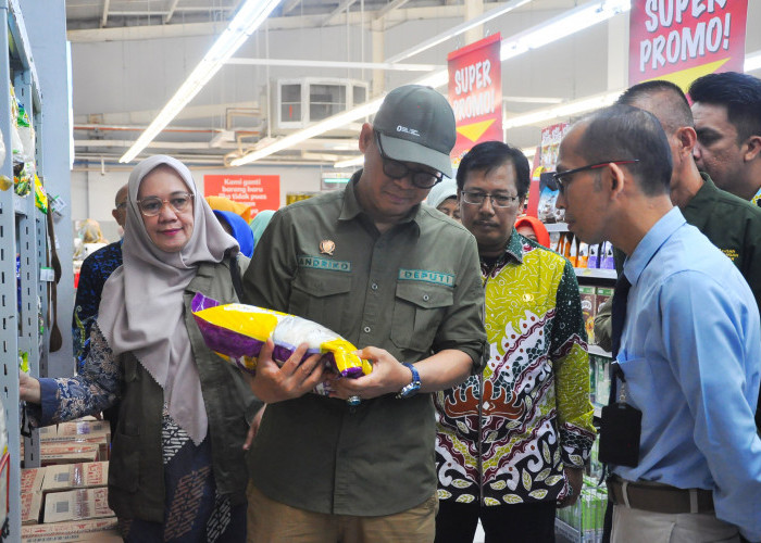 Sidak,Pemprov Lampung Uji Rapid Test Kit Keamanan Pangan di Beberapa Pasar Bandar Lampung, Hasilnya