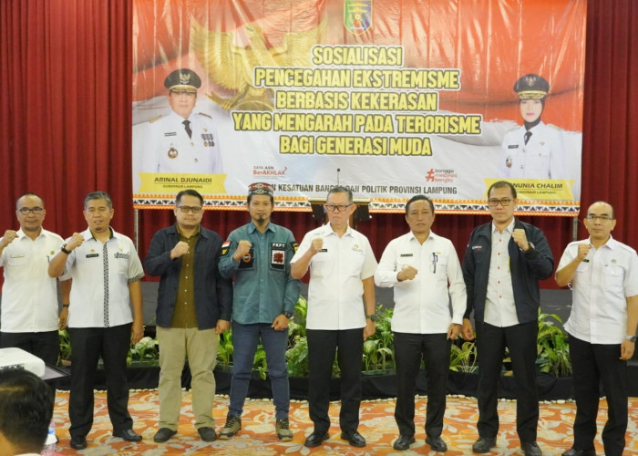 Sekdaprov Lampung Buka Sosialisasi Pencegahan Ekstremisme Berbasis Kekerasan