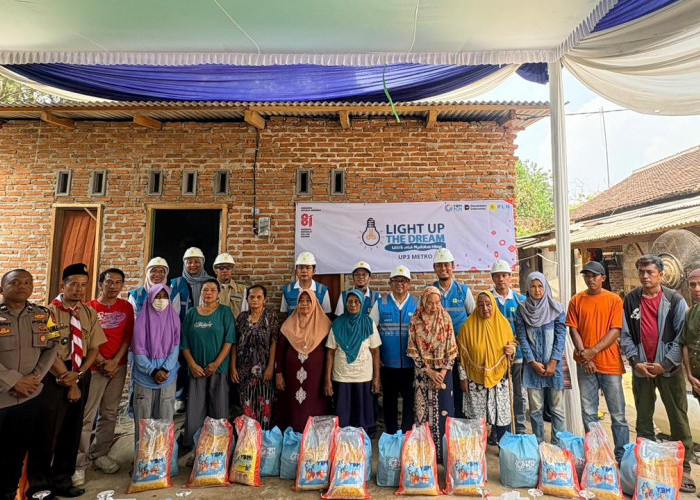 Momentum HUT ke-81 RI, PLN UID Lampung Nyalakan Harapan Lewat Light Up The Dream