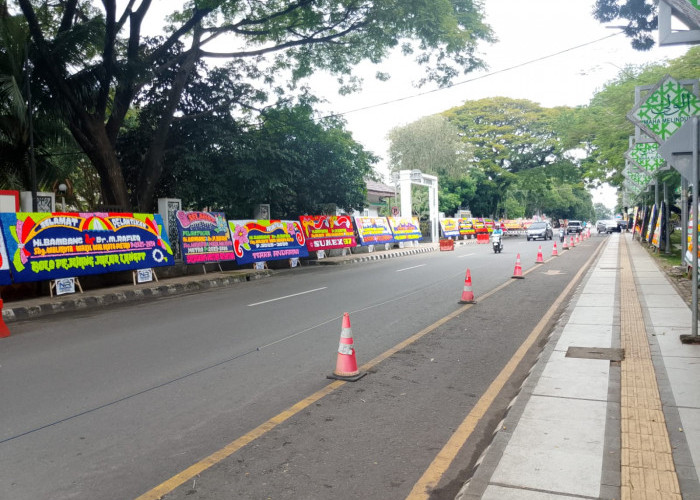 Walikota Baru, Pengusaha Papan Bunga Kebanjiran Orderan